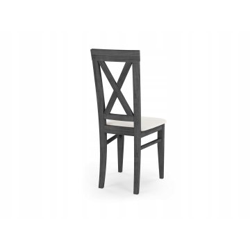 Krzesło z tapicerowanym siedziskiem. D-60