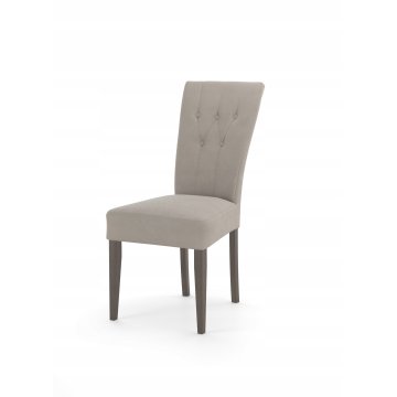 Drewniane, nowoczesne krzesło w tkaninie. D-67
