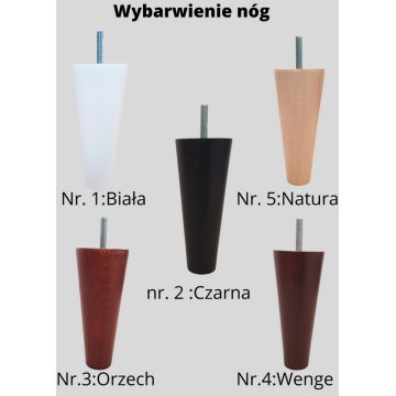 Nowoczesne Łóżko bez pojemnika. ORION