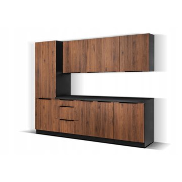 Front do zmywarki 60 - 570x596. Orzech Okapi czarny. ZM 570x596.