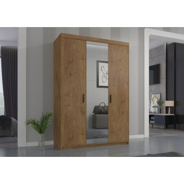 Szafa, garderoba do sypialni, pokoju z lustrem. LENA 3D