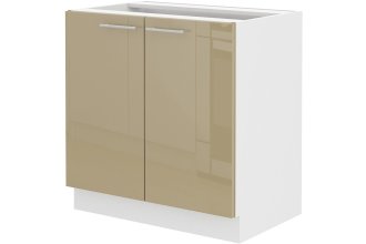 Lara (Cappucino Połysk / Biały)