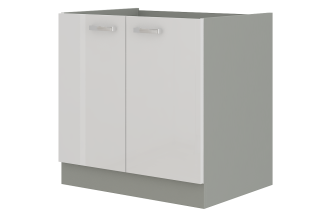 Anka (Biały połysk / Szary)