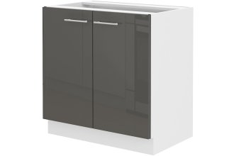 Lara (Szary Połysk / Biały)